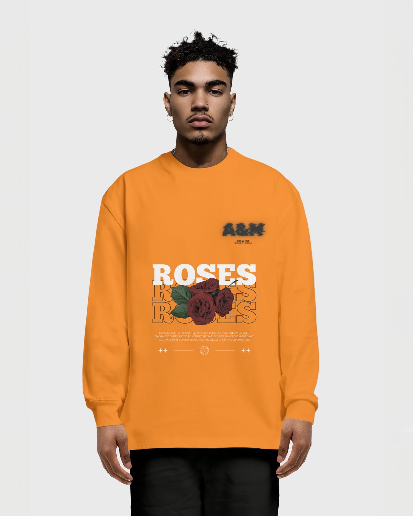 ROSES” Oversized Long Sleeve A&M Brand