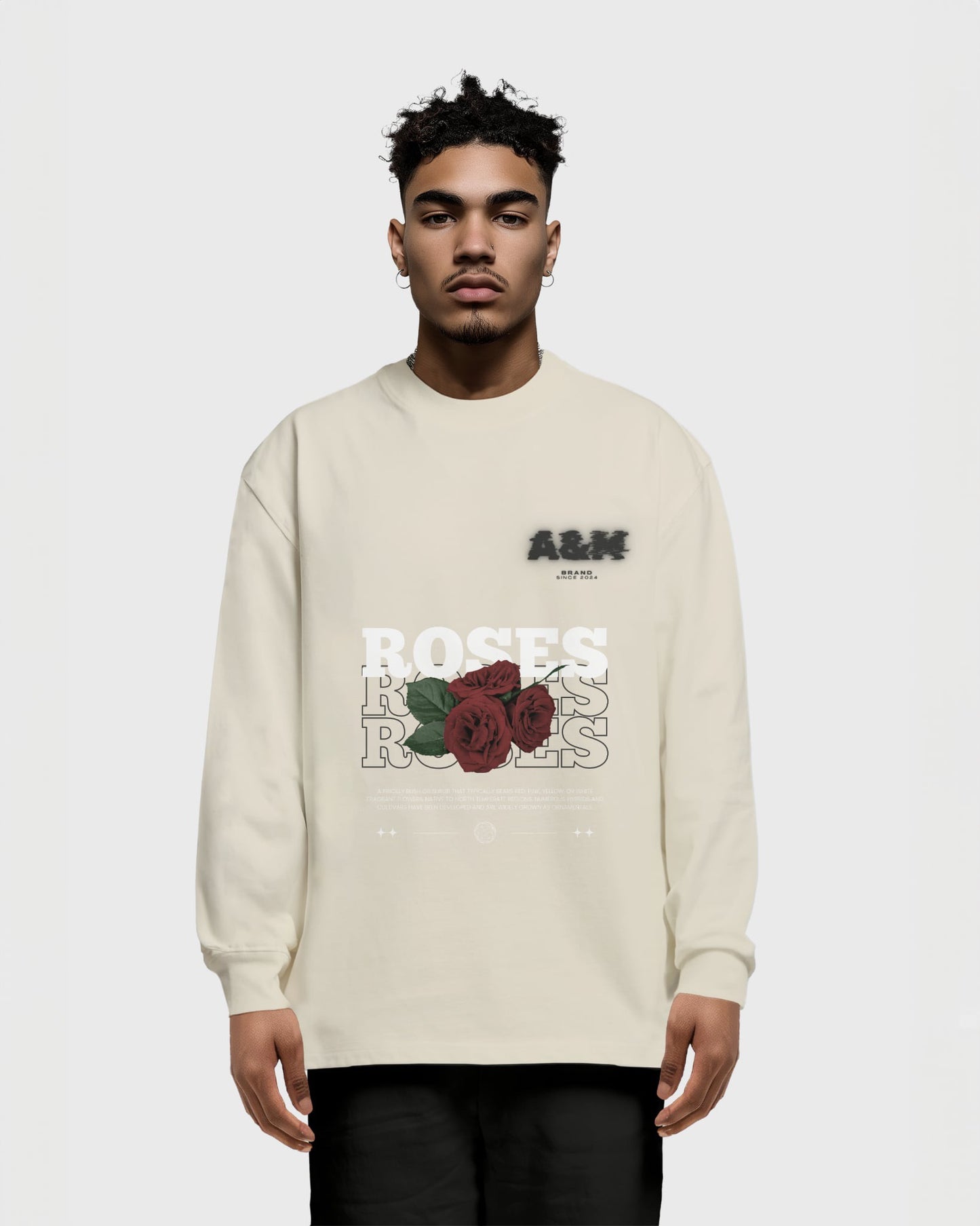 ROSES” Oversized Long Sleeve A&M Brand