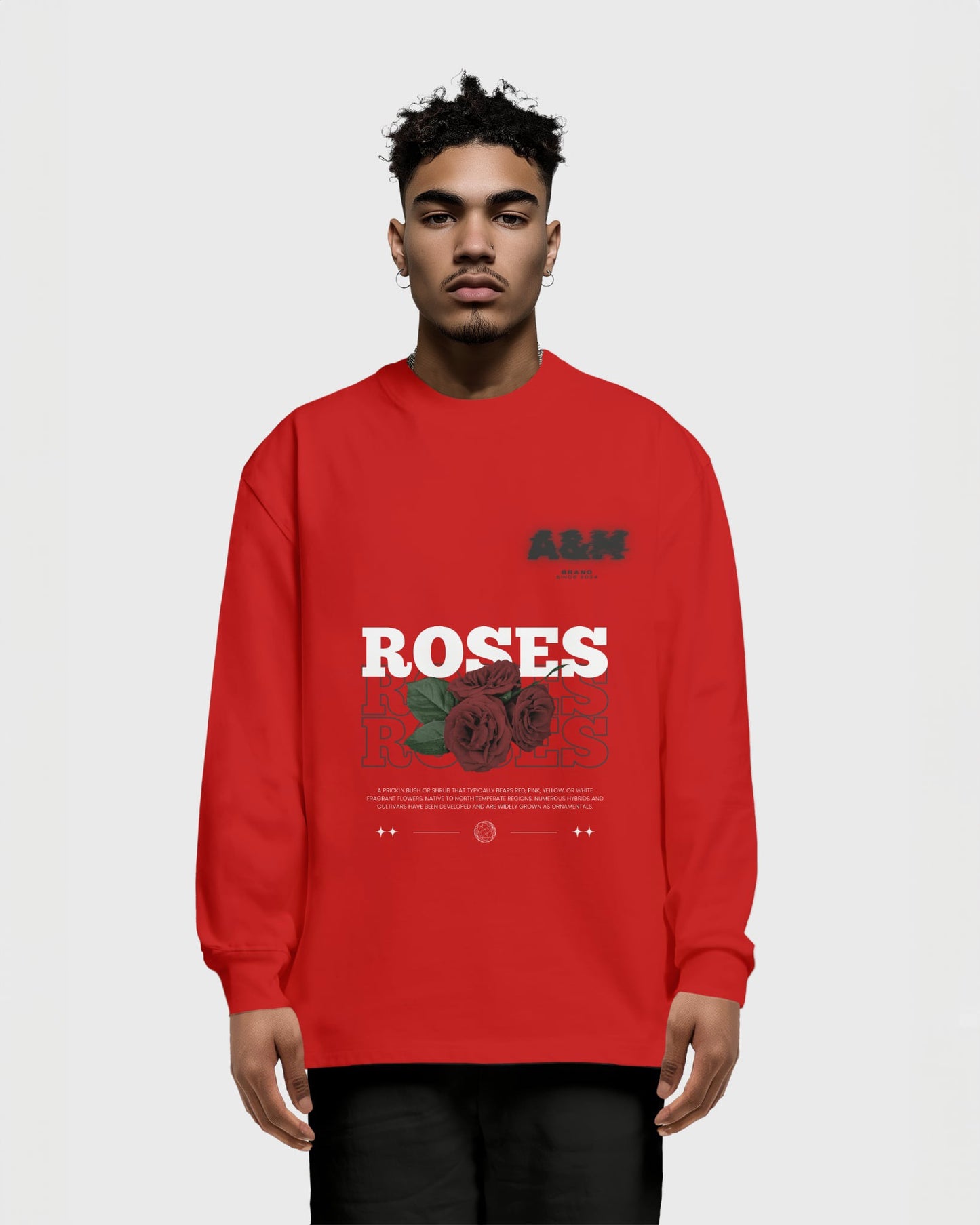 ROSES” Oversized Long Sleeve A&M Brand