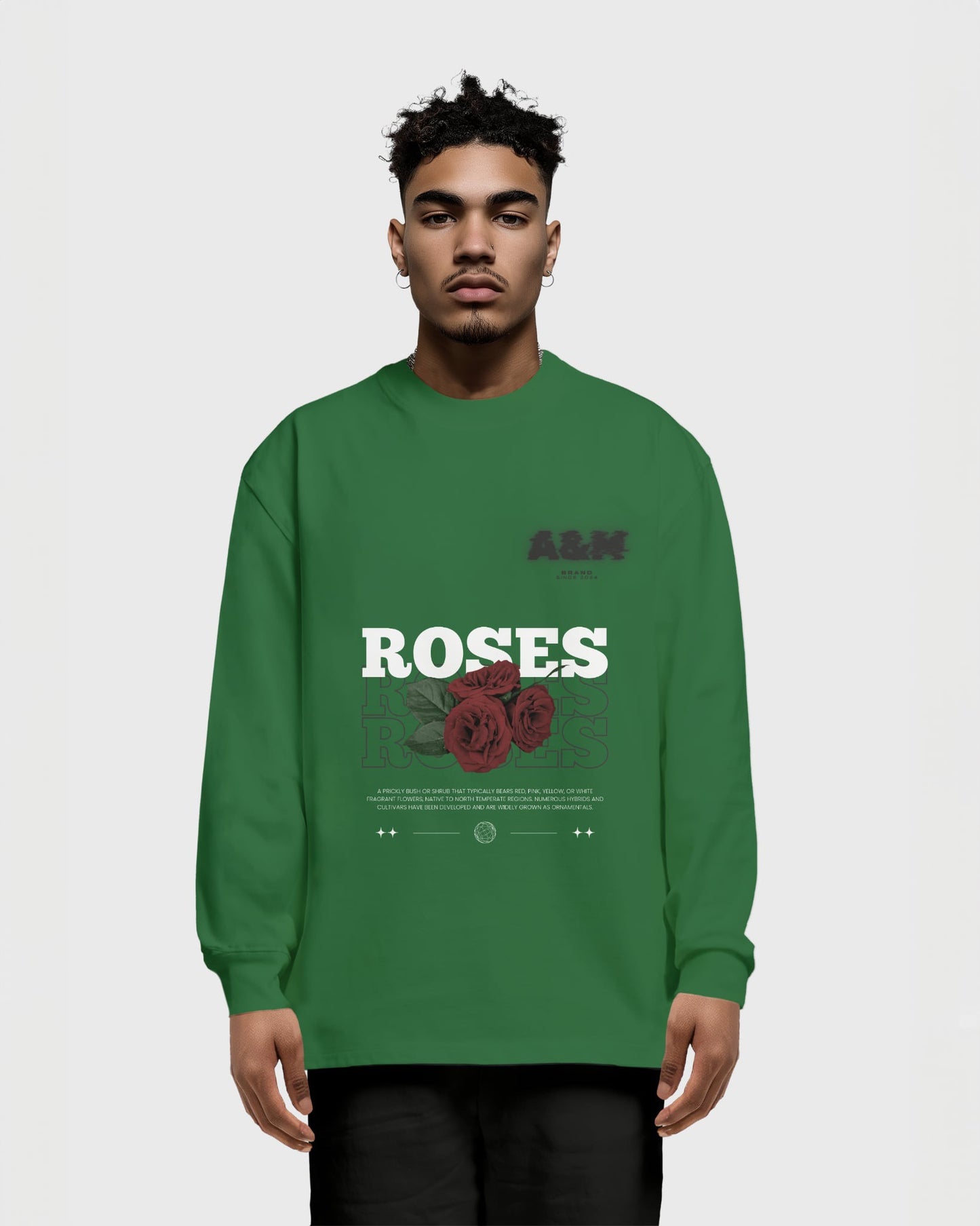 ROSES” Oversized Long Sleeve A&M Brand
